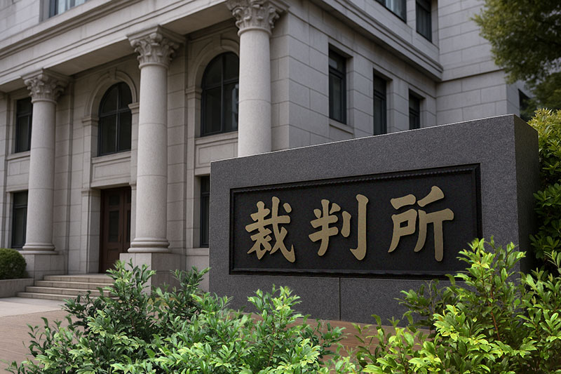 債権者集会が行われる_裁判所の外観